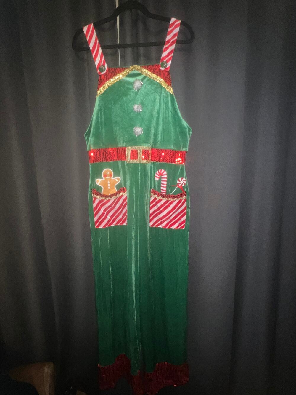 Ugly Christmas Sweater Xmas Size Large One Piece